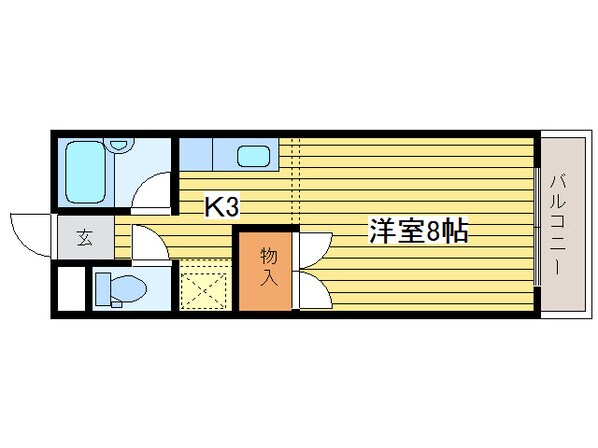 第８ふじビルの物件間取画像